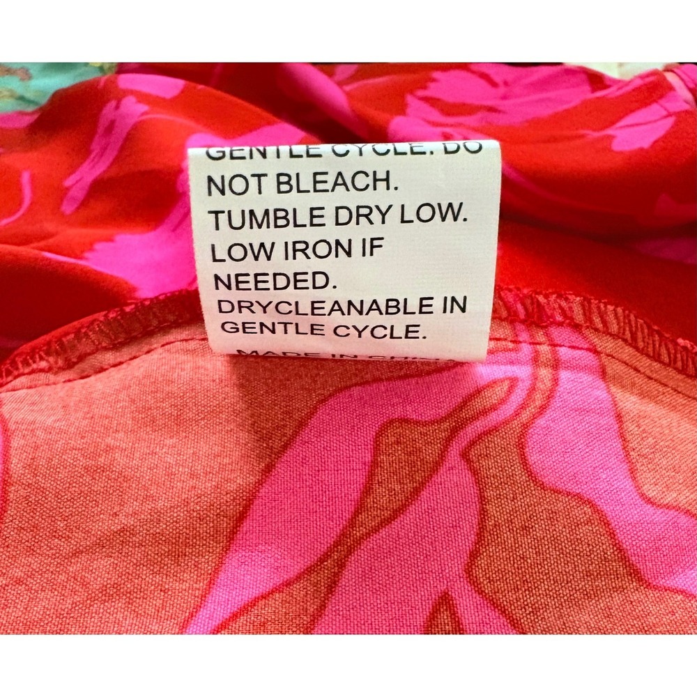 NWT PrettyGarden Chic XL Floral Wrap Maxi Dress Ruffle Short Sleeve Derby Barbie - Picture 11 of 14